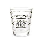 True : Bullseye Measured Shot Glass