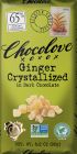 Chocolove Crystallized Ginger Dark Chocolate Bar