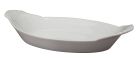 Harold Imports 10x5.5" Oval White Porcelain Au Gratin Dish
