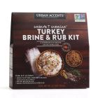 Urban Accents Turkey Brine & Rub Kit