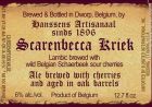 Hanssens Scarenbecca Kriek / 375 ml. bottle