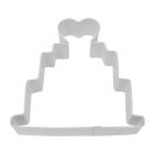 R & M- Cookie Cutter Wedding Cake/ White