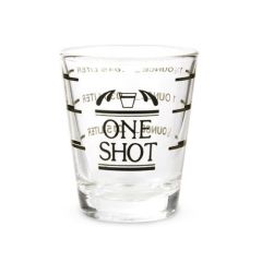 True : Bullseye Measured Shot Glass