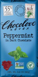 Chocolove Peppermint Chocolate Bar