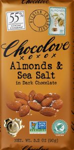 Chocolove Almond & Sea Salt Dark Chocolate Bar