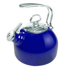Chantal - Classic 1.8 Qt. Enamel-On-Steel Tea Kettle / Blue