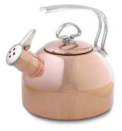 Chantal - Classic 1.8 Qt. Tea Kettle / Copper & Stainless Steel