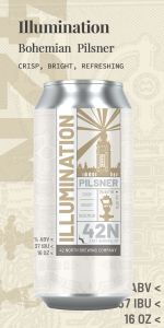 42 North Illumination Bohemian Pilsner / 4-pack cans