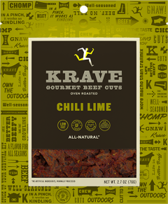 Krave Chili Lime Beef Cuts - 2.7 oz Bag
