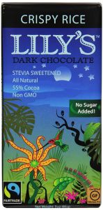 Lily's Crispy Rice Dark Chocolate Bar