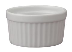 Harold Imports 3oz White Porcelain Souffle/Ramekin
