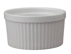 Harold Imports 14oz White Porcelain Souffle/Ramekin