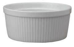 Harold Imports 48oz White Porcelain Souffle