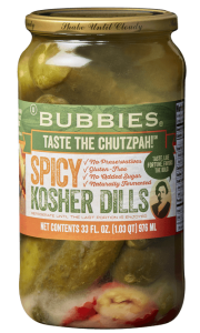 Bubbies Spicy Kosher Dill Pickles
