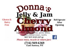 Donna's Jelly & Jam - Cherry Almond Preserves / 8 oz.