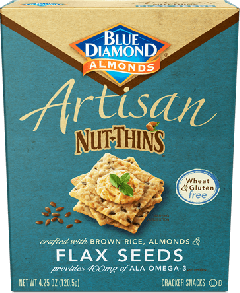 Blue Diamond Artisan Flax Seed Nut Thins