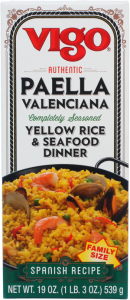 Vigo Paella Valenciana Yellow Rice & Seafood Dinner