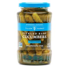 Tillen Farms - Pickled Baby Cucumbers (Cornichons) / 12.3 oz.
