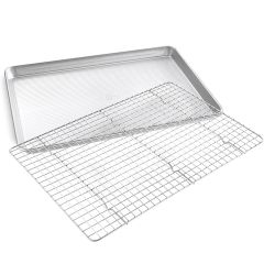 USA Pan - Baking Pan & Rack Set / 17" x 12" x 1"