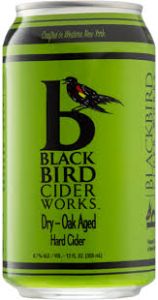 BlackBird Cider Works Dry Oak-Aged Cider / 4-pack of 12 oz. cans