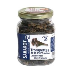 Sabarot - Dried Black Trumpet (Trompettes de la Mort) Mushrooms / 1.1 oz.