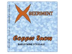 Xbeeriment Copper Snow Barleywine Style-Ale/ 16.9 oz. bottle