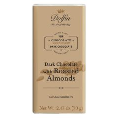 Dolfin - Belgian Chocolate Bar 60% Dark with Roasted Almonds