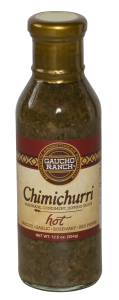 Gaucho Ranch Hot Chimichurri Sauce - 12.5 oz Bottle