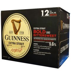 Guinness Extra Stout / 12-pack of 11.2 oz. bottles