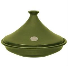 Emile Henry FlameTop Tagine 3.7 Quart Olive