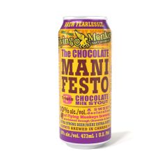 Flying Monkeys Craft Brewery - The Chocolate Manifesto - Triple Chocolate Milk Stout / 4-pack of 16 oz. cans