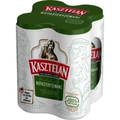 Browar Kasztelan - Kasztelan Niepasteryzowane European Lager / 4-pack of 500 ml. cans