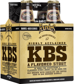 Founders Kentucky Breakfast Stout (KBS) / 4-pack of 12 oz. bottles