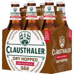 Clausthaler Dry Hopped Non-Alcoholic Beer/ 6-pack of 12 oz. bottles