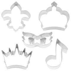 R & M- Cookie Cutter Mardi Gras Set