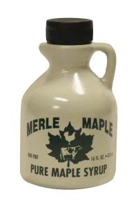Merle Maple Medium Grade A Amber Maple Syrup Jug 16 oz