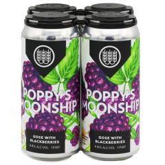 Schilling Beer Co. - Poppy’s Moonship Gose With Blackberries / 4-pack of 16 oz. cans
