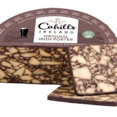 Cahill's Irish Farm Cheese - Irish Cheddar with Porter / 8 - 9 oz. piece