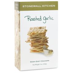 Stonewall Kitchen - Roasted Garlic Crackers / 5 oz.