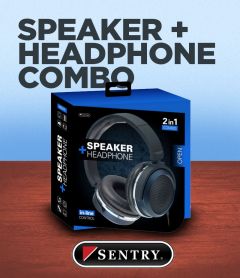 Sentry Speaker And Headphone