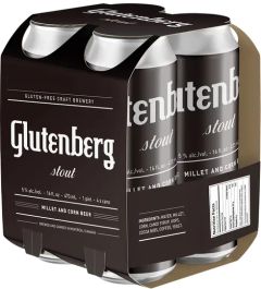 Glutenberg Craft Brewery - Gluten-Free Stout / 4-pack of 16 oz. cans