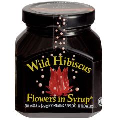 Wild Hibiscus - Hibiscus Flowers in Syrup / 8.8 oz.