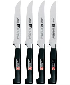Zwilling JA Henckels 4 Star Steak Knife Set/4