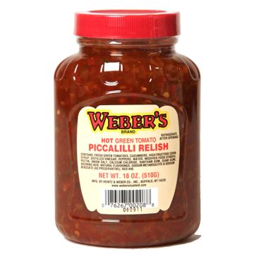 Weber's - Piccalilli Relish Hot / 16 oz.