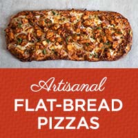 Artisanal Flat-Bread Pizzas at The Kitchen